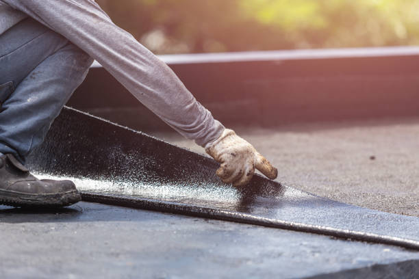 Professional Waterproofing technician working in Latham, OH